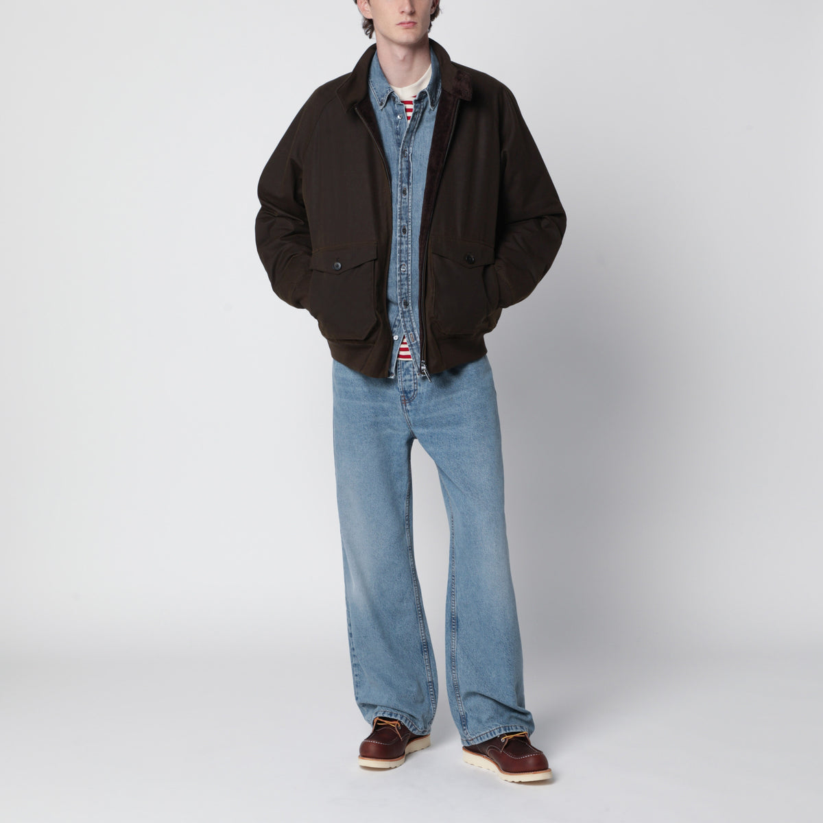Deep Moss green G9 jacket in waxed cotton