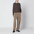 Briha sweater in taupe wool and cashmere
