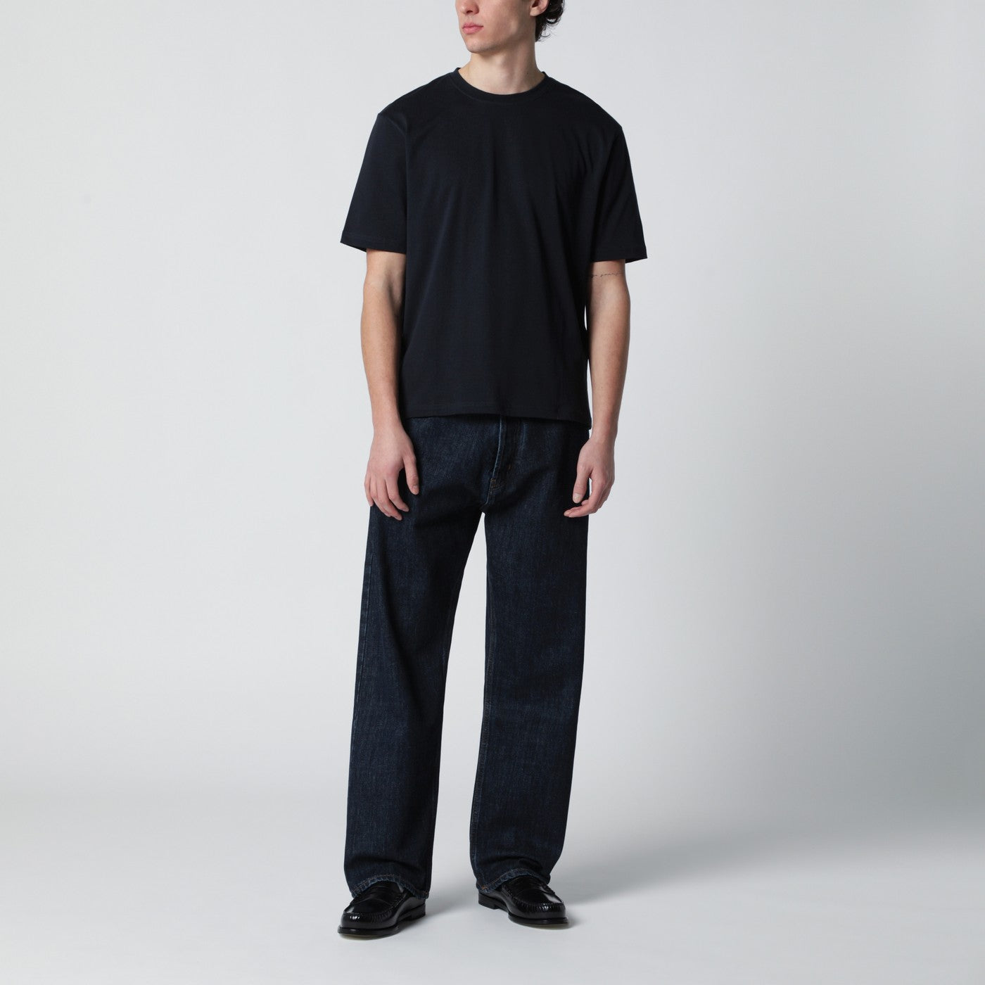 Bric T-shirt blue regular fit