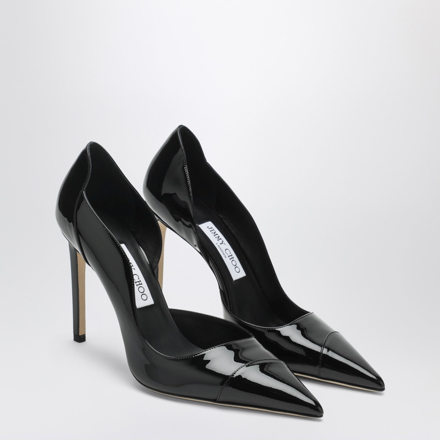 Brigitte 100 pumps in black patent leather