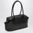 Brioche Duffle Bag in Black Pebble-Grained Leather