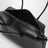 Brioche Duffle Bag in Black Pebble-Grained Leather