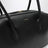 Brioche Duffle Bag in Black Pebble-Grained Leather
