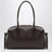 Brioche Duffle Bag in Espresso Pebble-Grained Leather