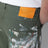 Hand-painted military green Bermuda shorts