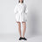 Mini chemisier dress in white poplin