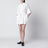 Mini chemisier dress in white poplin