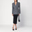 Grey double-breasted wool jacket