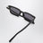 Schwarze Lunettes 5 Sonnenbrille