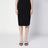 Black wool skirt with metal button 4G
