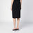Black wool skirt with metal button 4G