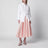 Light pink long circular skirt
