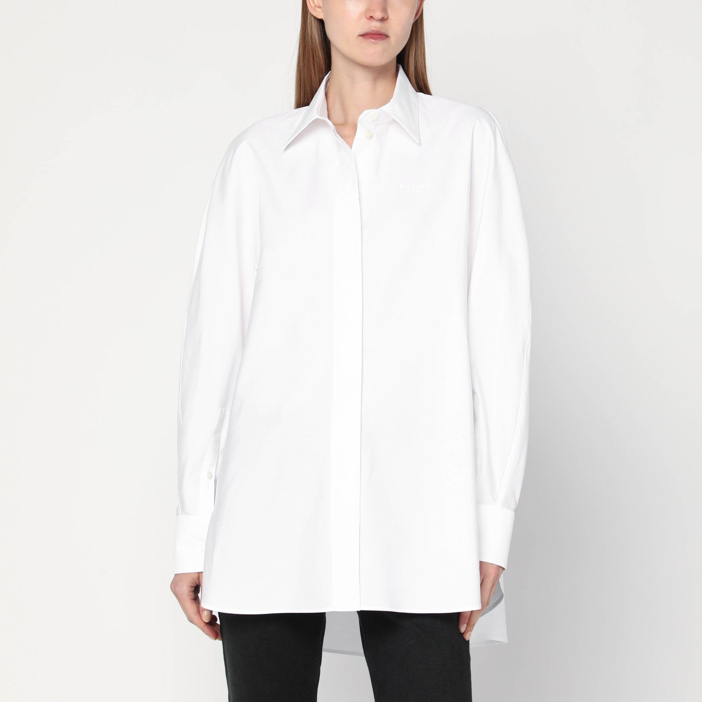Camicia bianca in cotone