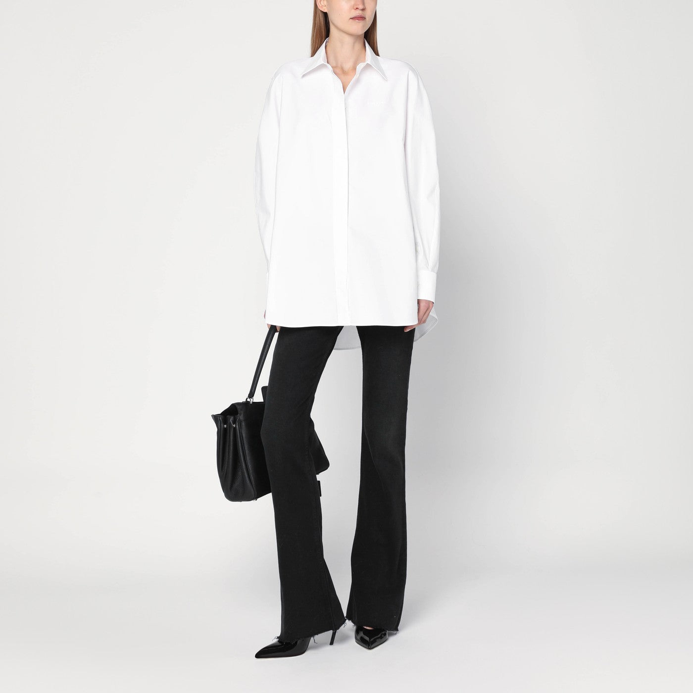 Camicia bianca in cotone
