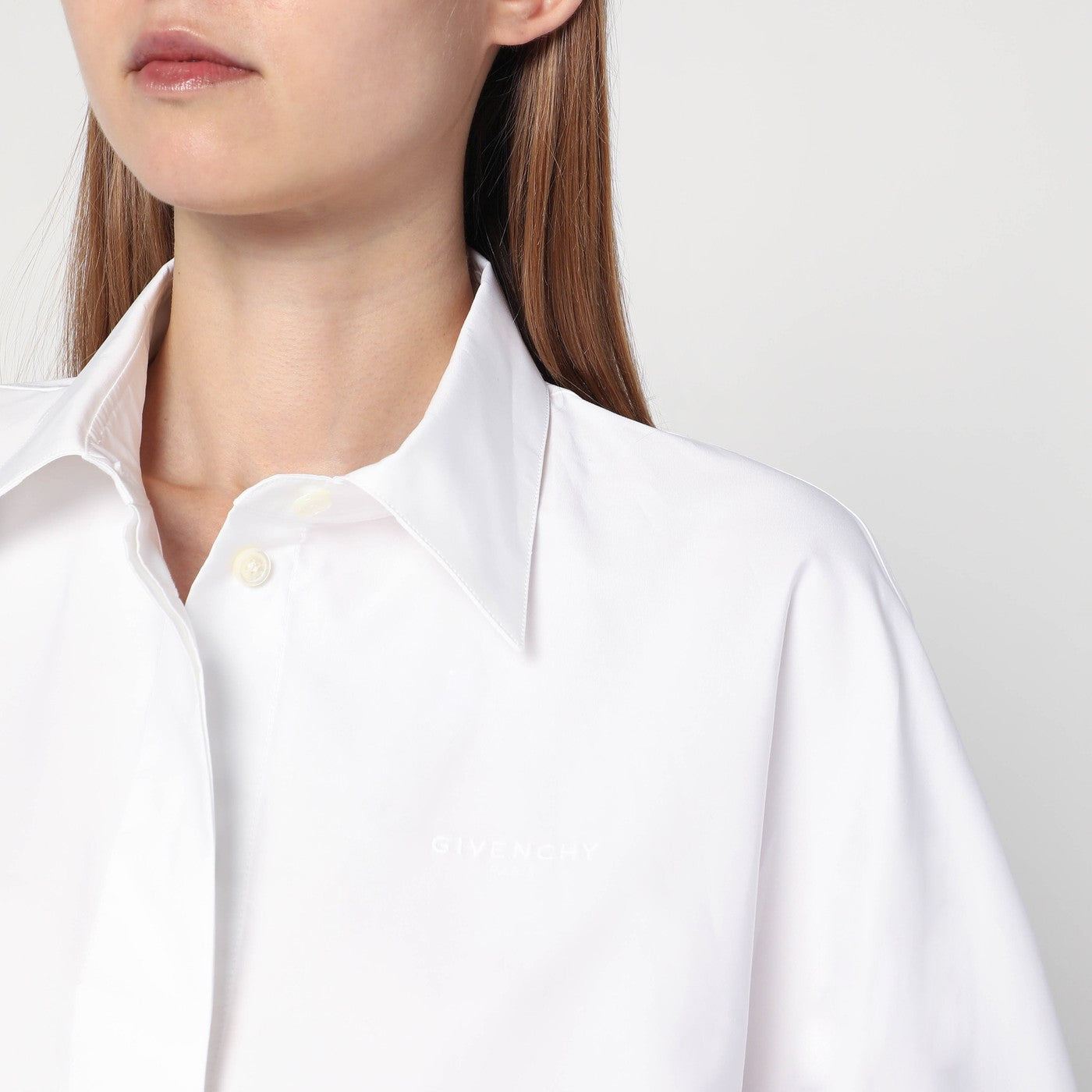 Camicia bianca in cotone
