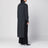 Dark grey turtleneck with drawstring