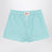 Shorts en coton rayé vert d’eau