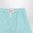 Shorts en coton rayé vert d’eau