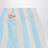Blue/white striped Boxy Jr Shorts
