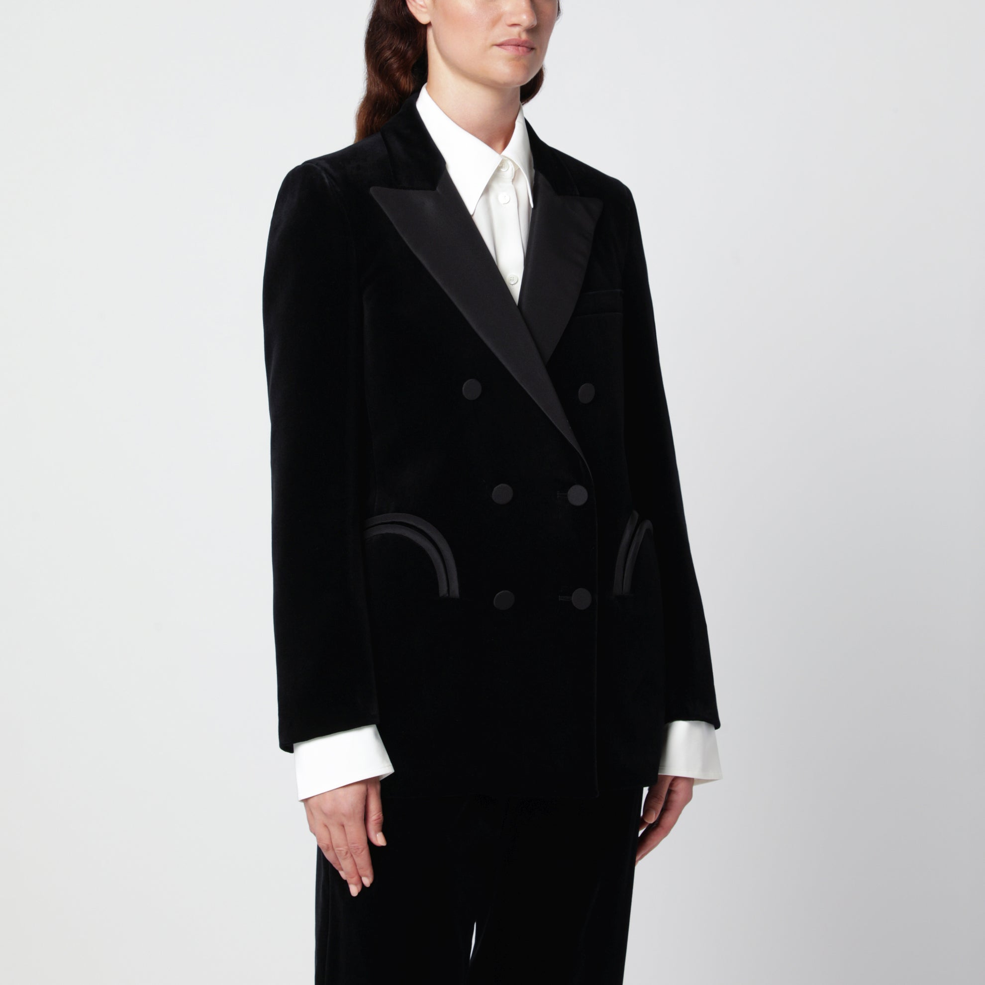 Everyday Jealousy blazer in black velvet