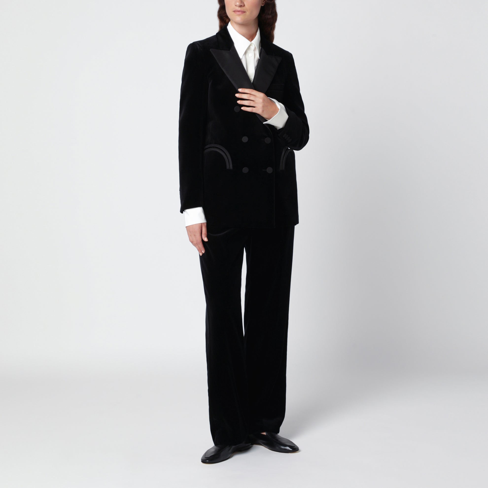 Everyday Jealousy blazer in black velvet