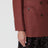 Double-breasted jacket in rust colour in wool and cashmere