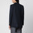 Veste croisée en laine bleu marine