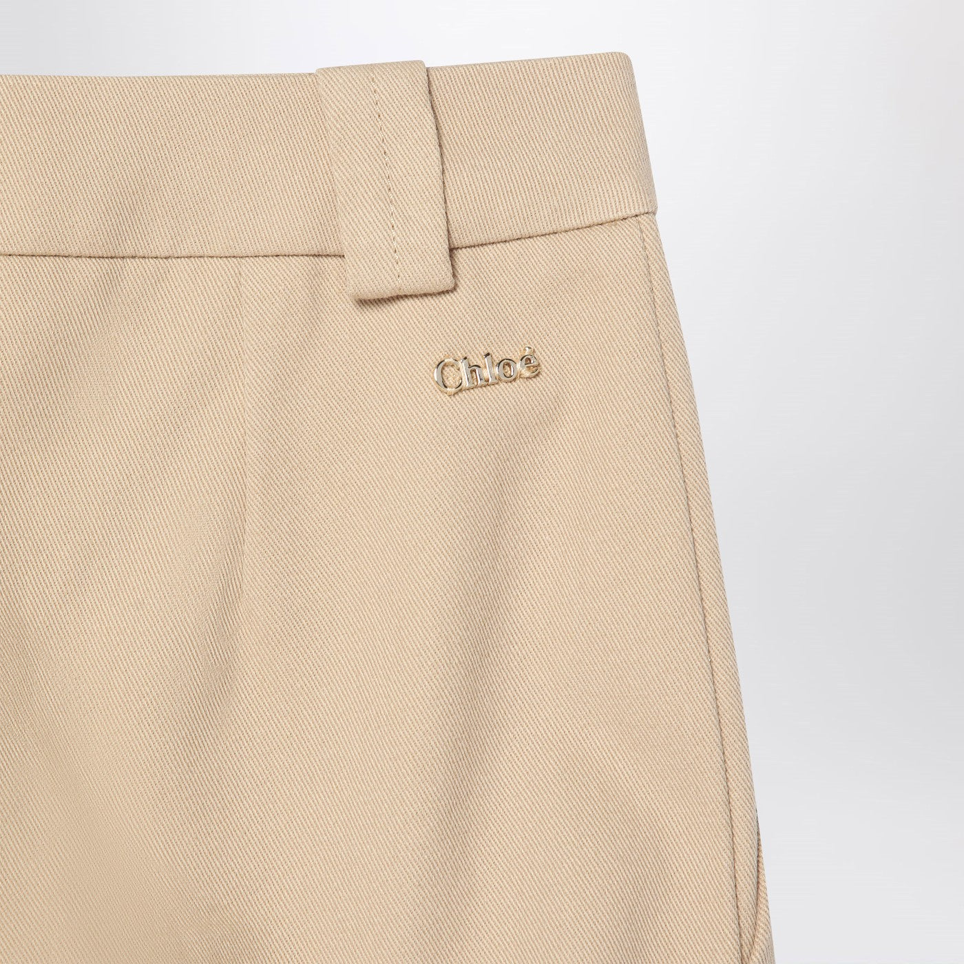 Cargo-Hose in Beige aus Baumwolle