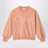 Apricot sweatshirt with logo print