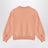 Apricot sweatshirt with logo print