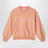 Sweat couleur abricot avec logo imprimé