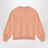 Sweat couleur abricot avec logo imprimé