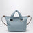 Sac cabas bleu clair avec logo brodé