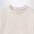 Light pink sweatshirt with logo embroidery