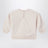 Light pink sweatshirt with logo embroidery
