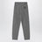 pantalon en maille de coton gris chiné
