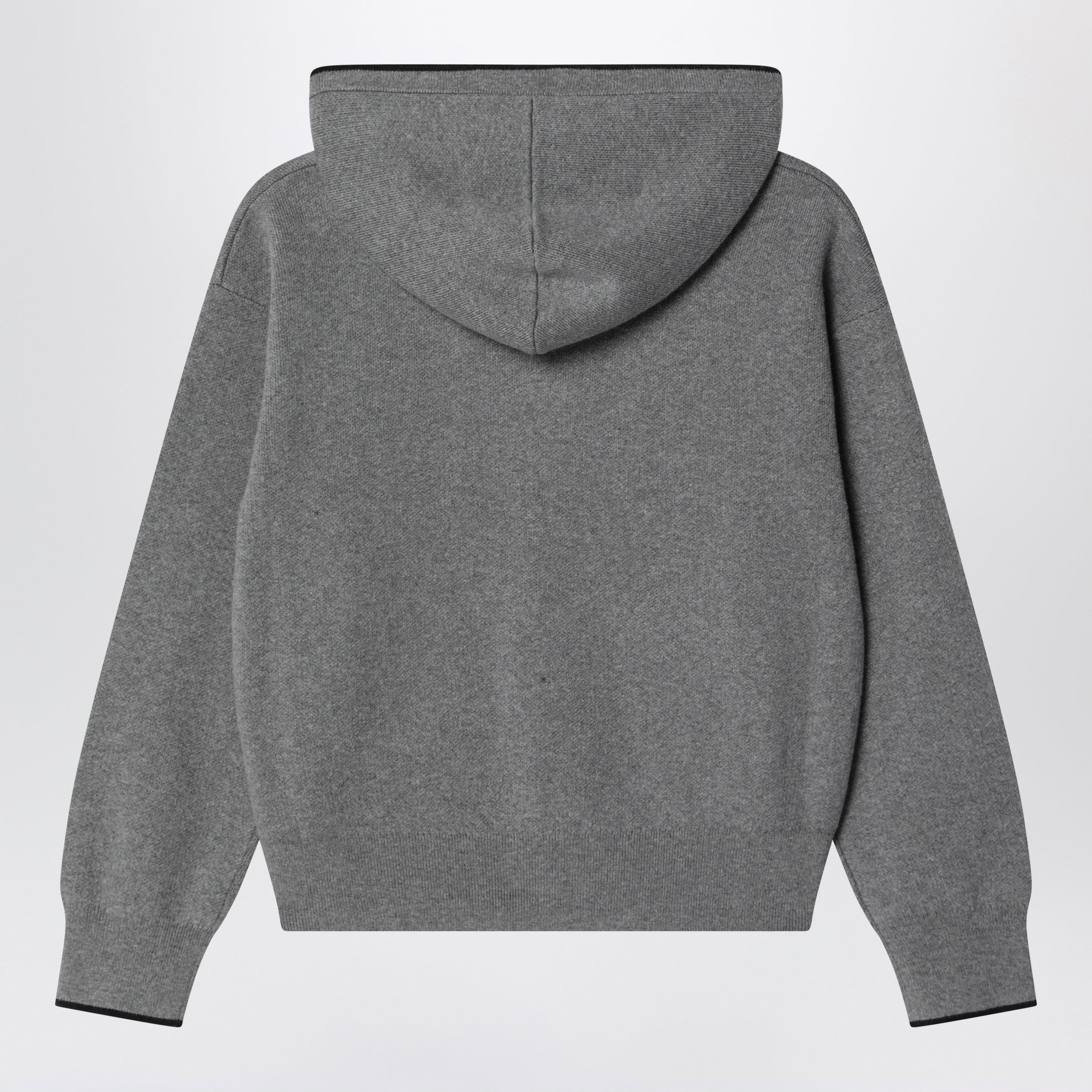sweat à capuche gris chiné