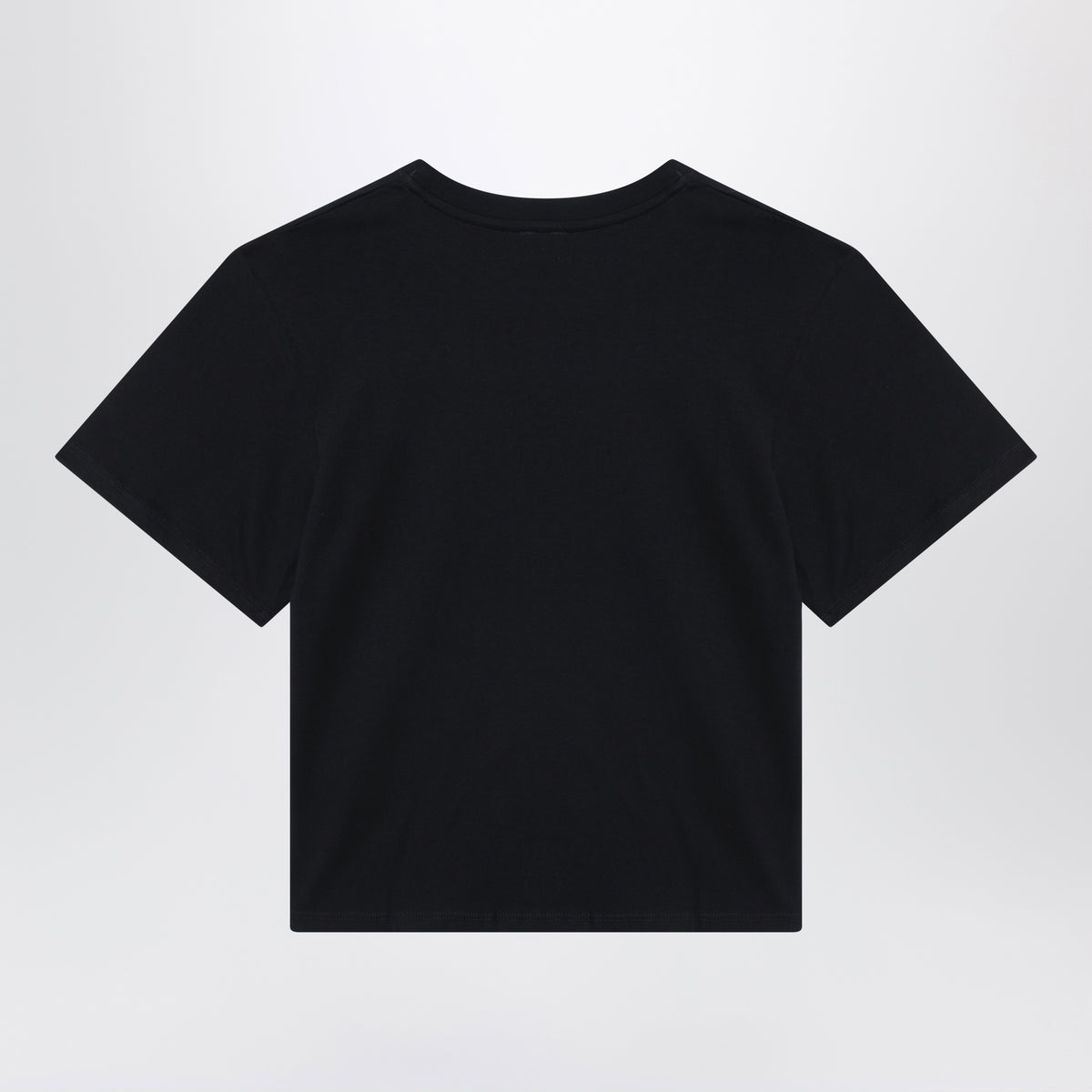 Black cotton T-shirt