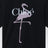 Black cotton T-shirt