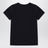 T-shirt navy in cotone con stampa logo