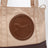 Sac cabas en coton Chloé couleur amande grillée