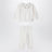 Ensemble pull et pantalon en laine ivoire