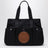 Sac à langer en coton bleu marine