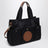 Sac à langer en coton bleu marine
