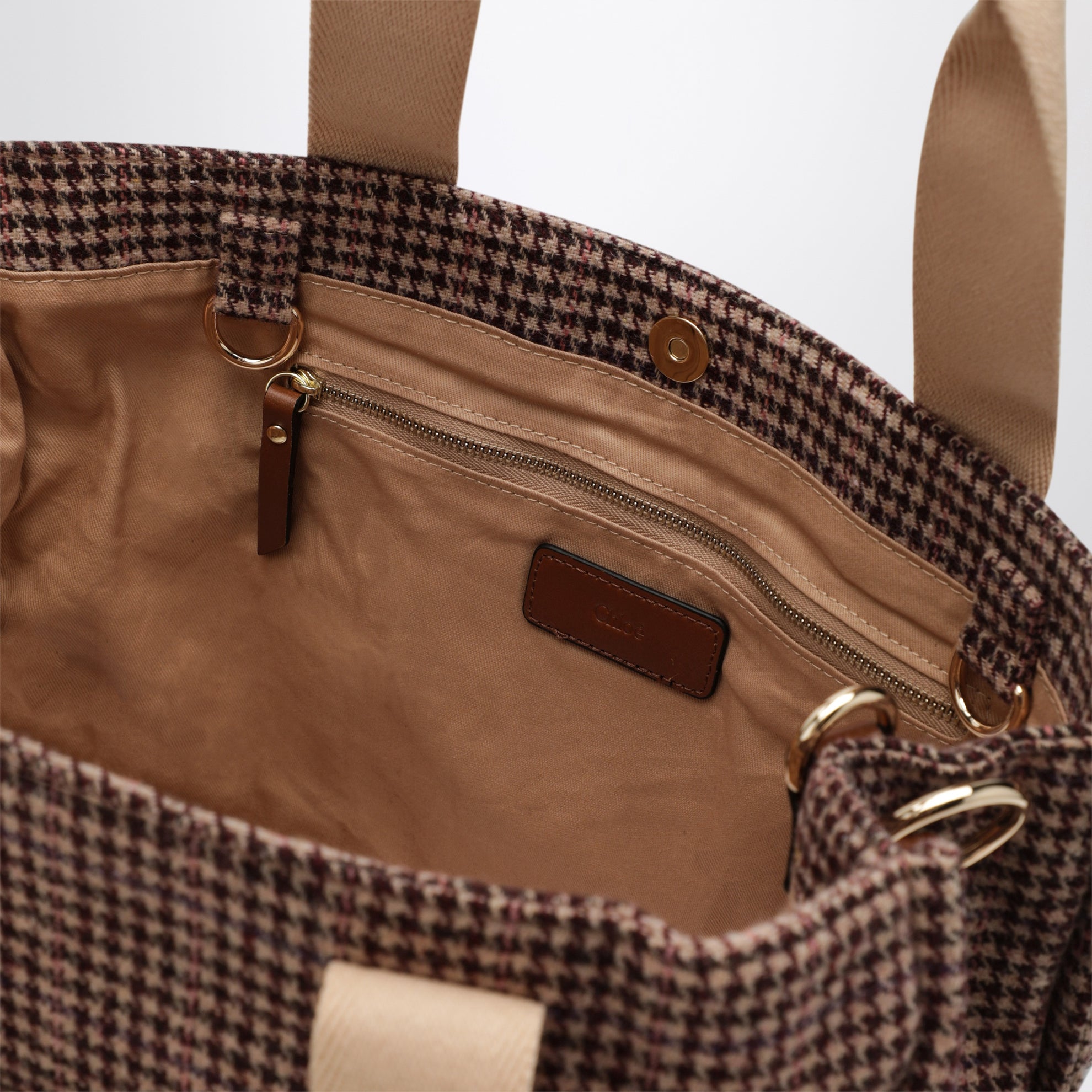 Borsa cambio a quadri in poliestere