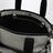 Graue Wickeltasche aus melierter Baumwolle