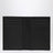 Puzzle bi-fold Kartenetui in Schwarz aus Leder