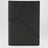 Portacarte bi-fold Puzzle grigio scuro in pelle