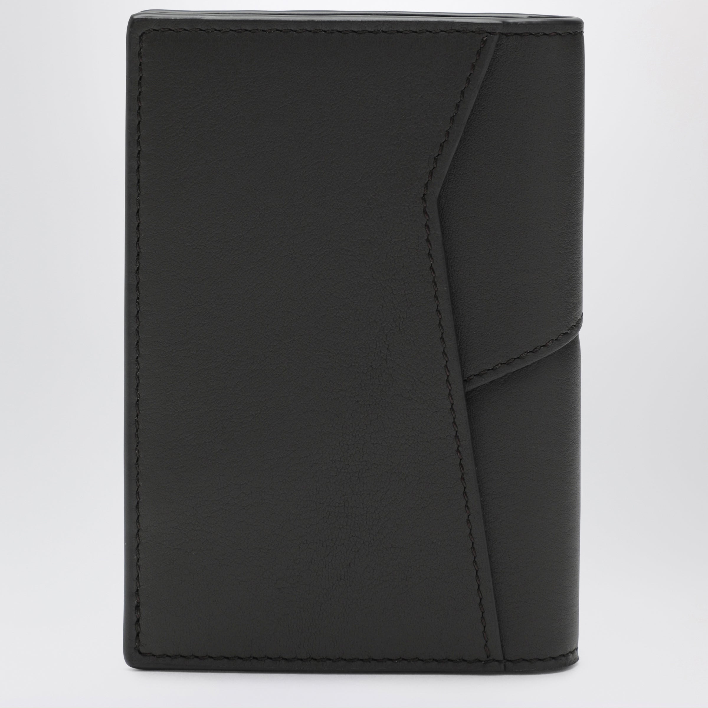 Loewe Dark grey leather Puzzle bi-fold cardholder | TheDoubleF