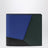 Puzzle black and blue bifold wallet in calfskin